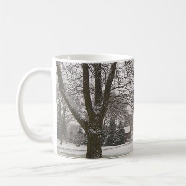 Tasse de scène d'hiver (Gauche)