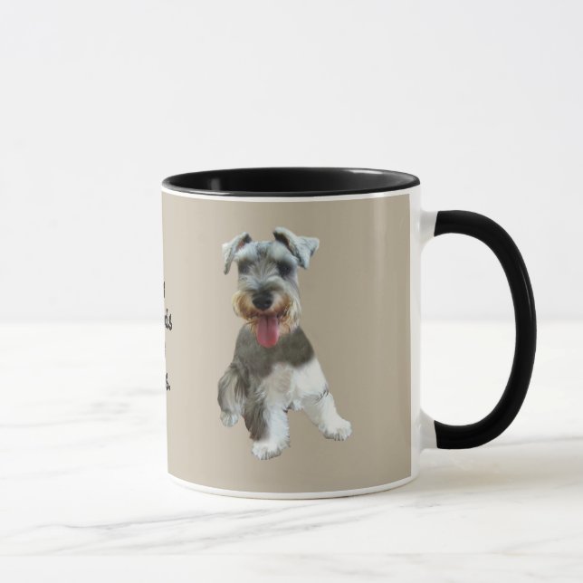 Tasse de Schnauzer miniature (Droite)