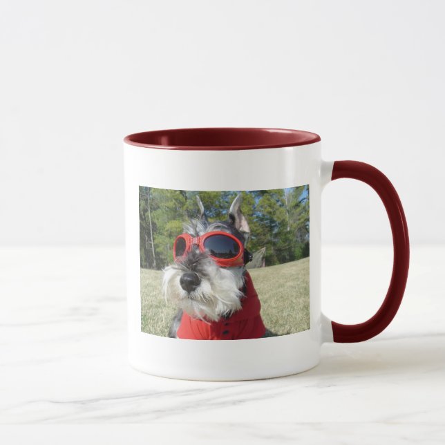 Tasse de Schnauzer miniature (Droite)