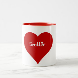Tasse de Seattle de coeur