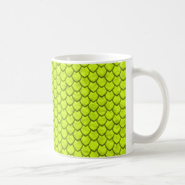 Tasse de serpent vert de Fluo (Droite)
