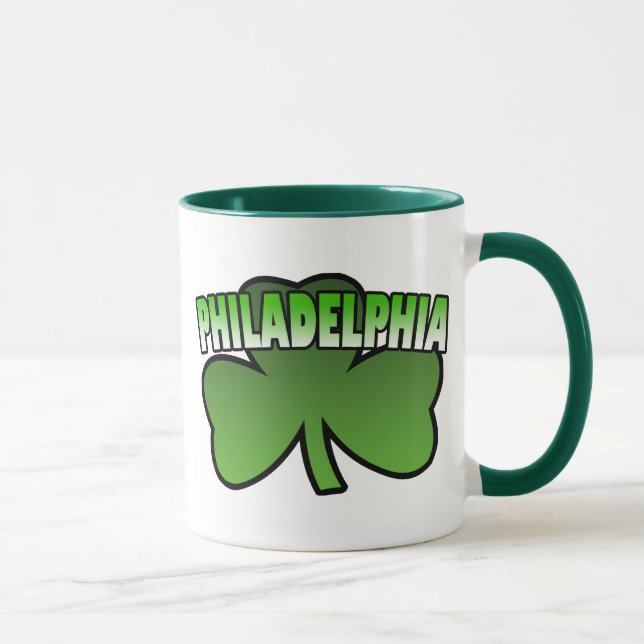 Tasse de shamrock de Philadelphie (Droite)