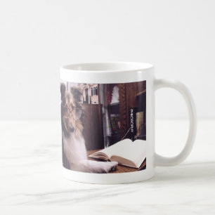 Tasse de Sheltie de lecture