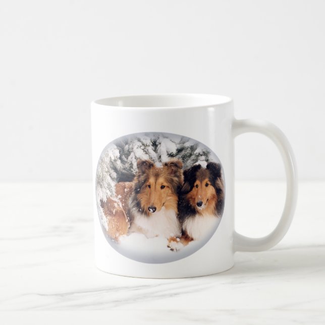 Tasse de Shelties de neige (Droite)
