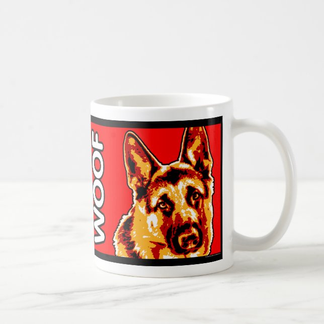 Tasse de Shepard d'Allemand (Droite)
