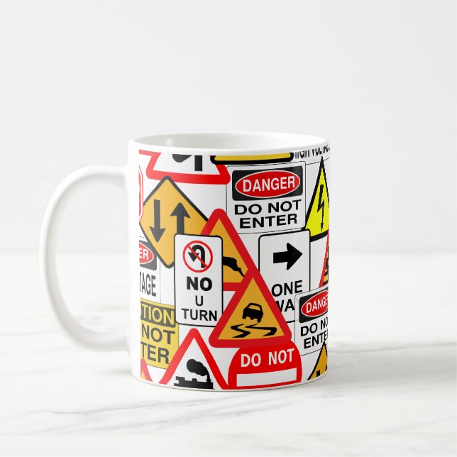 Tasse de signalisation - choisissez le style et la (Gauche)