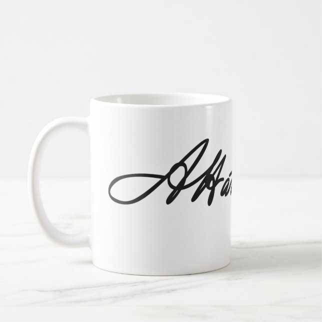 Tasse de signature d'Alexander Hamilton (Gauche)
