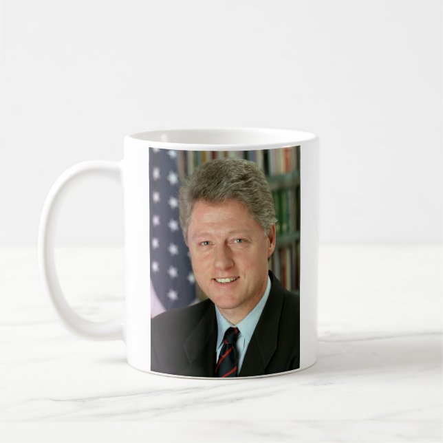 Tasse de signature du Président Bill Clinton (Gauche)
