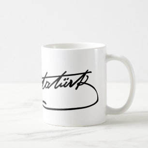 Tasse de signe d'Ataturk