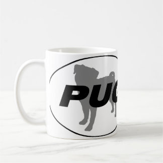 Tasse de silhouette de carlin