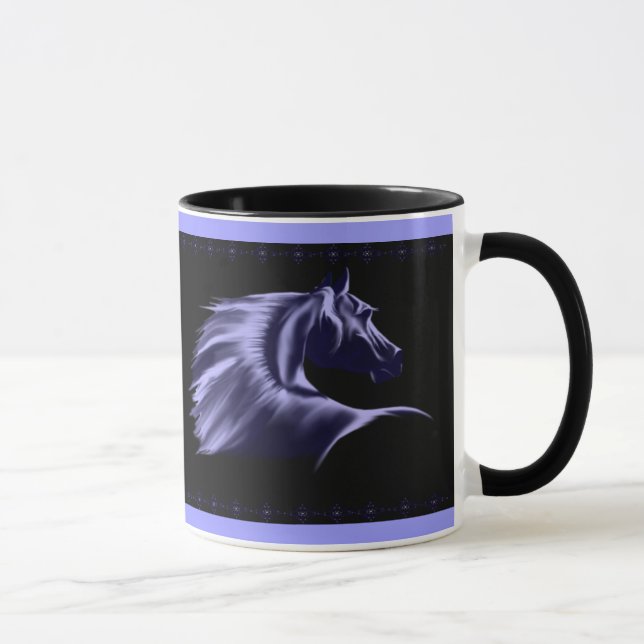 Tasse de silhouette de cheval (Droite)