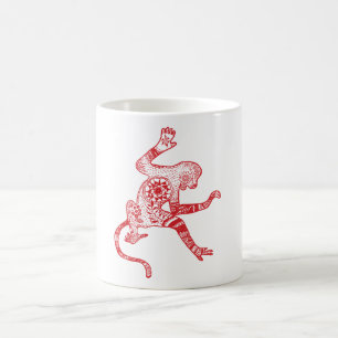 Tasse de singe de mandala