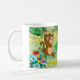 Tasse de singe d'ours de nounours de yoga