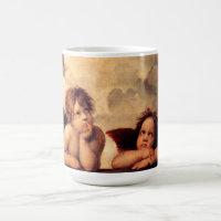 Tasse de Sistine Madonna d'anges de Raphael