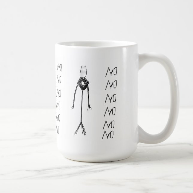 Tasse de Slenderman aucun papier (Droite)