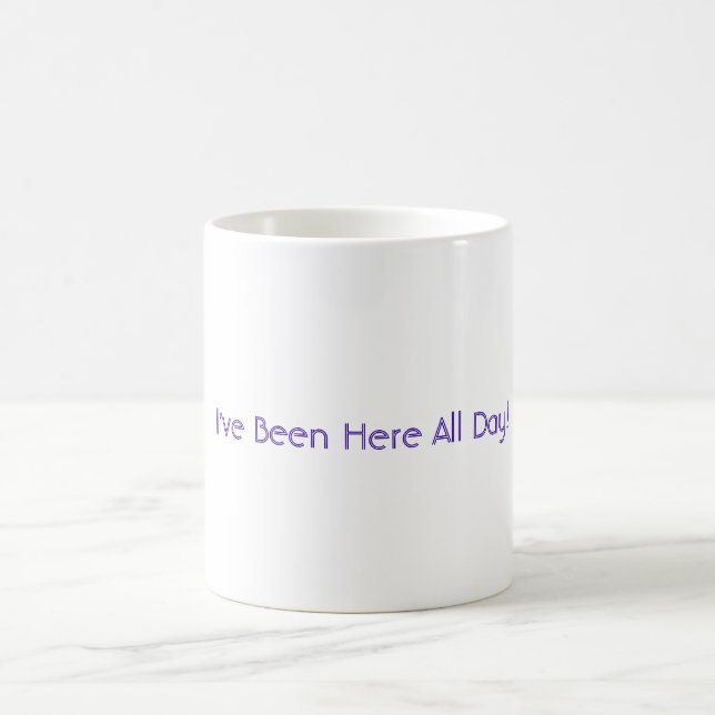 Tasse de slogan de travail (Centre)