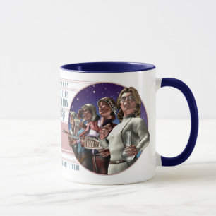 Tasse de société de domination du monde de dames