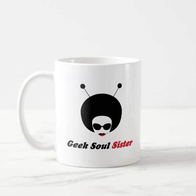 Tasse de soeur d'âme de geek (Gauche)