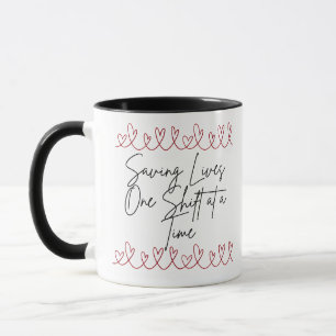 Tasse de soins de santé pour sauver des vies une é