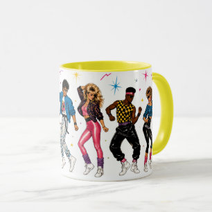 Tasse de soirée dansante 80's