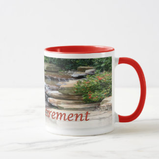 Tasse de sonnerie de cascade de cascade de jardin