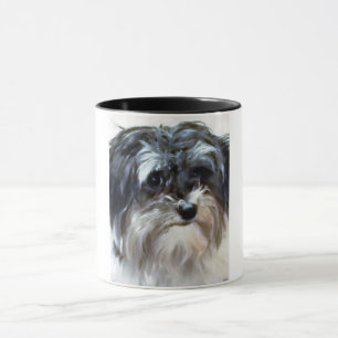 Tasse de sonnerie de chien de Havanese