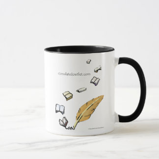 Tasse de sonnerie de mots en vol (noir)