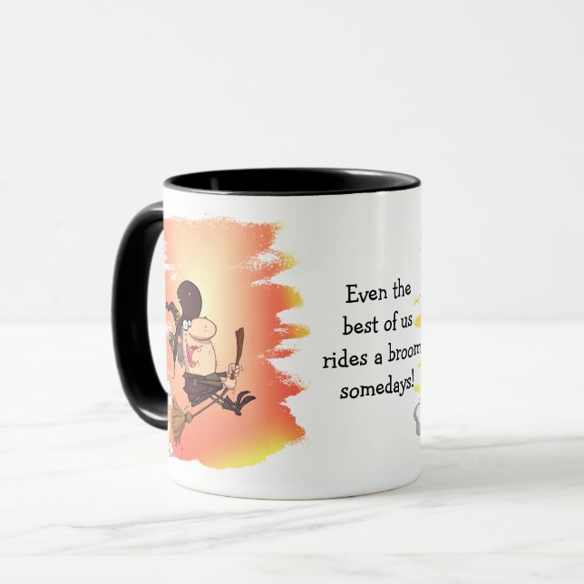 Tasse de sorcière avec citation drôle (Devant gauche)
