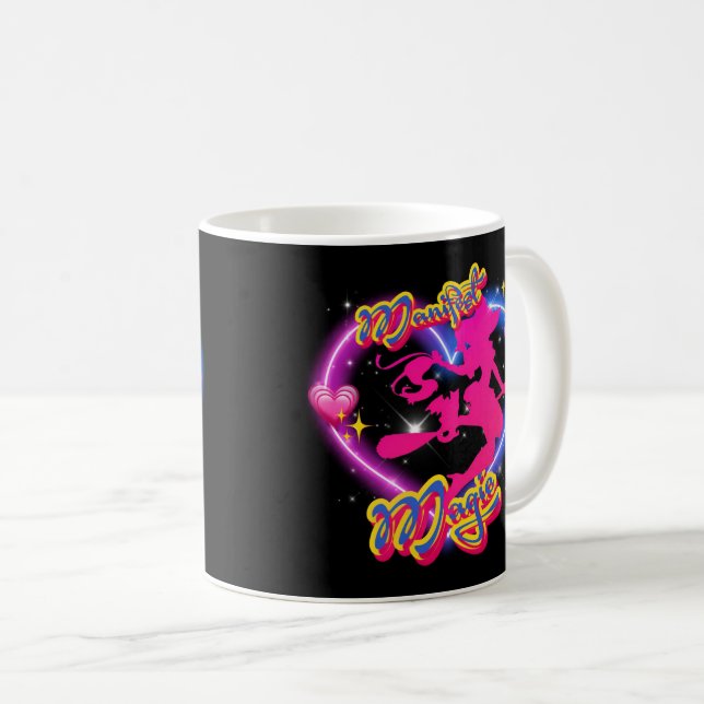 Tasse de sorcière de magie manifeste, sorcière mag (Devant droit)