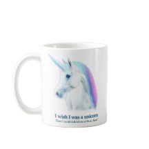 Tasse de souhait de licorne