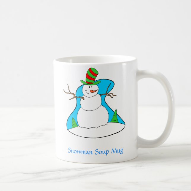 Tasse de soupe à bonhomme de neige (Droite)