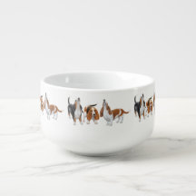 Tasse de soupe à chiens de Basset Hound