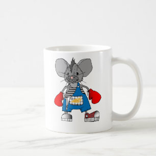 Tasse de souris de Mike de souris de boxeur