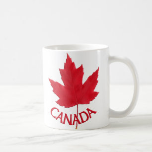 Tasse de souvenir de feuille d'érable du Canada de