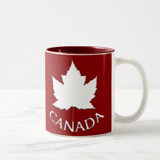 Tasse de souvenir de feuille d'érable du Canada de (Droit)