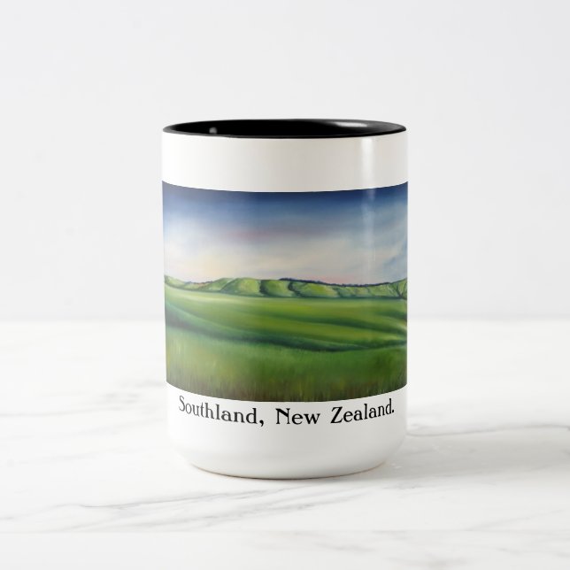 tasse de souvenir, tasse de la Nouvelle Zélande, (Centre)