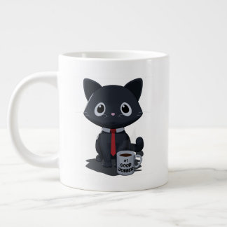 Tasse de spécialité de chat de travailleur numéro