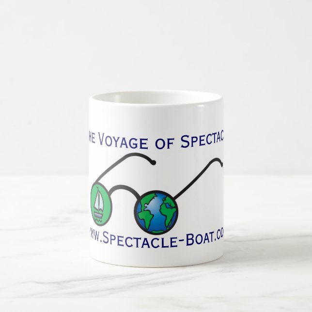 Tasse de spectacle de S/V dans le blanc (Centre)