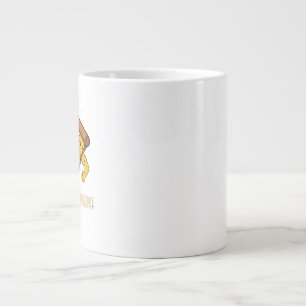 Tasse de sport drôle Pizza - Tranche de douleur Hu