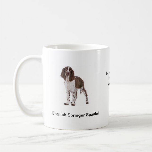 Tasse de springer spaniel - avec deux images et un (Gauche)