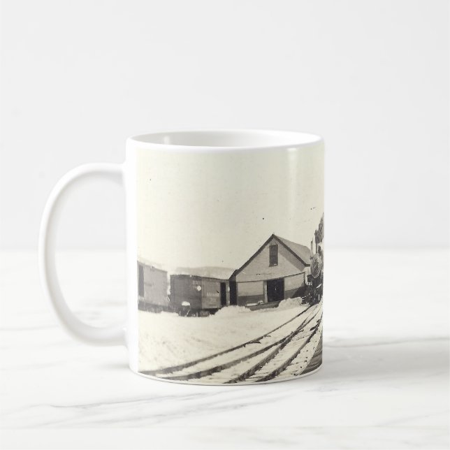 Tasse de station de train de Bingham Maine (Gauche)