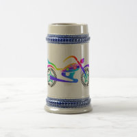 Tasse de STEIN de BIÈRE de MOTO d'art de bruit