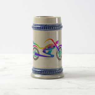 Tasse de STEIN de BIÈRE de MOTO d'art de bruit