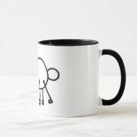 tasse de style bohème de fourmi