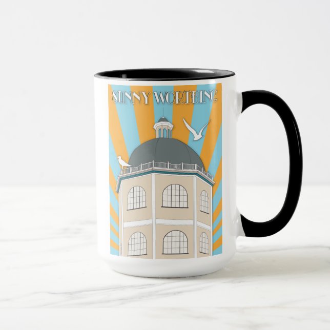Tasse de style d'art déco comportant le dôme de (Droite)