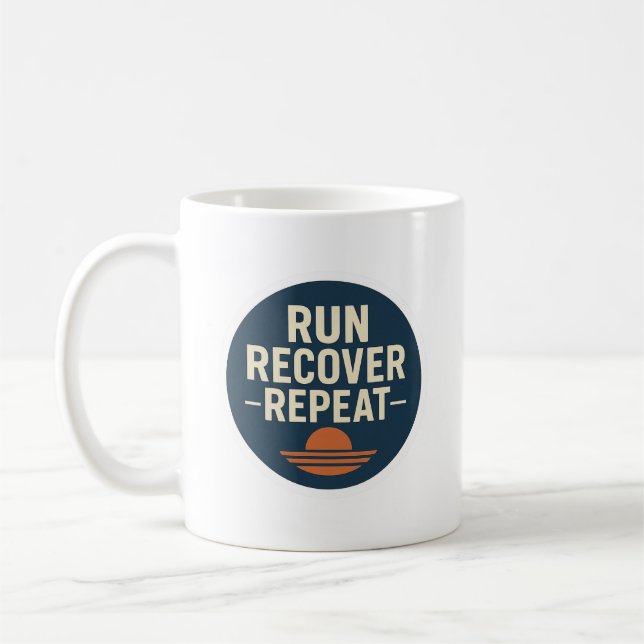 Tasse de style de vie de course à pied « Courir. R (Gauche)