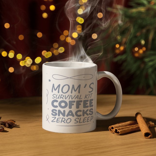 Tasse de survie pour maman drôle 2026, cadeau de n (#new_year_mugs
#happy_new_year_mugs
#I_Need_Sleep
#For_her)