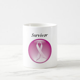 Tasse de survivant de cancer du sein