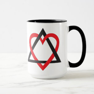 Tasse de symbole d'adoption