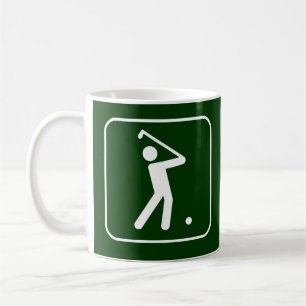 Tasse de symbole de golf